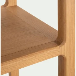 Bibliothèque Et Étagère*alinea Bibliothèque 4 étagères en chêne L90xl35,5xH143,5cm - Bois clair