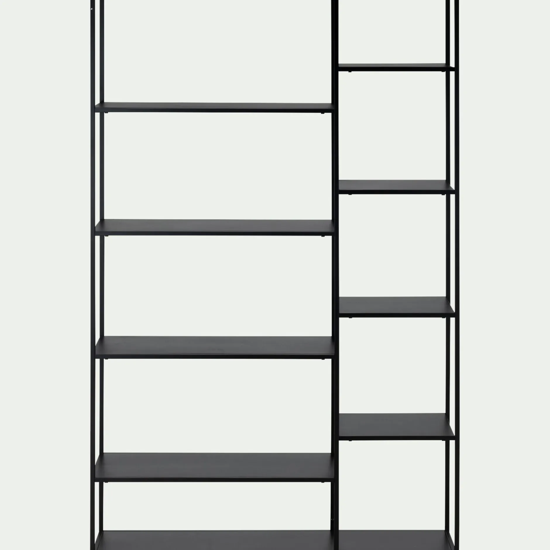 Bibliothèque Et Étagère*alinea Bibliothèque en acier - Noir