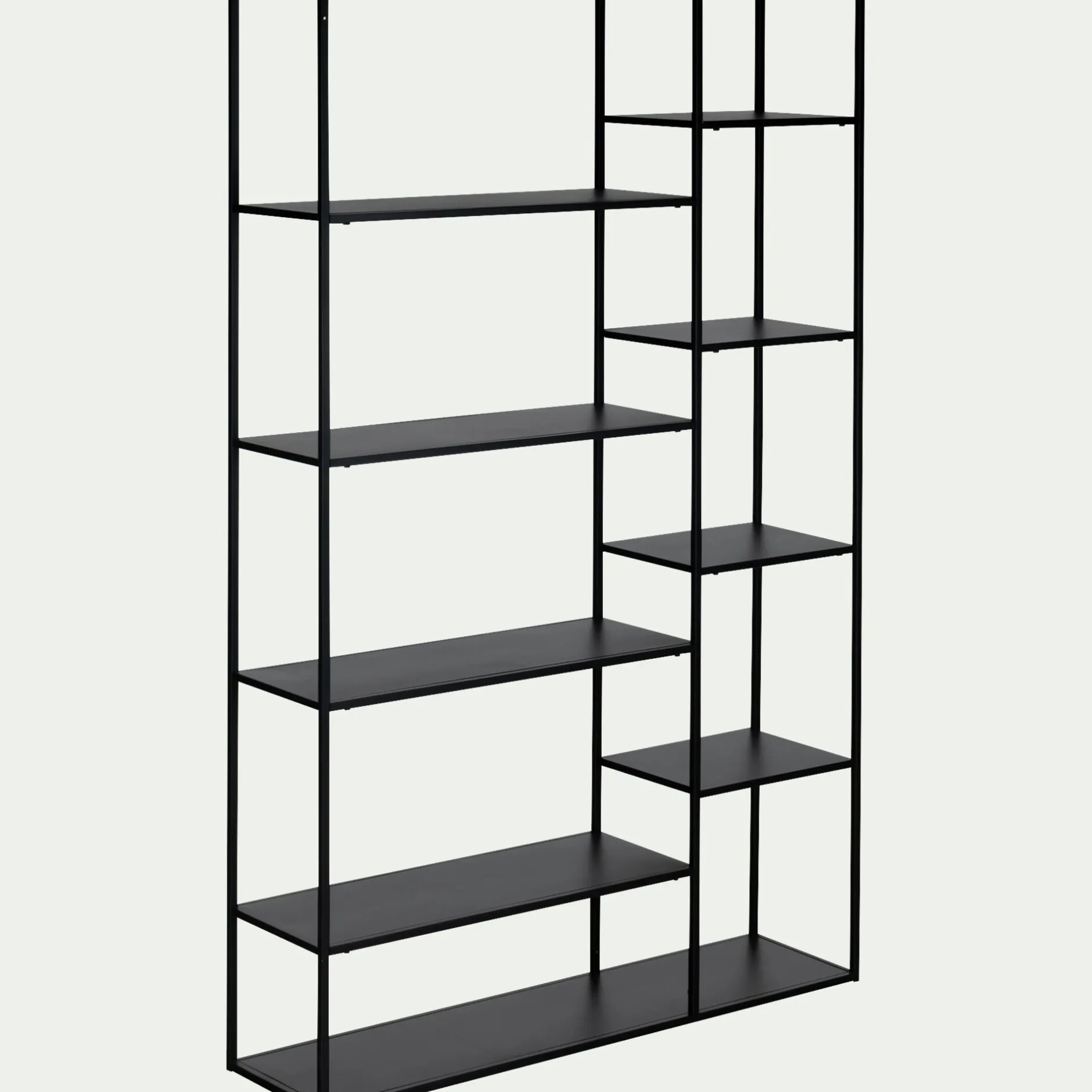 Bibliothèque Et Étagère*alinea Bibliothèque en acier - Noir