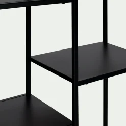 Bibliothèque Et Étagère*alinea Bibliothèque en acier - Noir