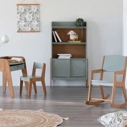 Bibliothèque Enfant|Bibliothèque Enfant*alinea Bibliothèque enfant en acacia - olivier Vert