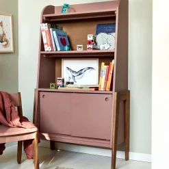 Bibliothèque Enfant|Bibliothèque Enfant*alinea Bibliothèque enfant en acacia - Rose