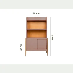 Bibliothèque Enfant|Bibliothèque Enfant*alinea Bibliothèque enfant en acacia - Rose