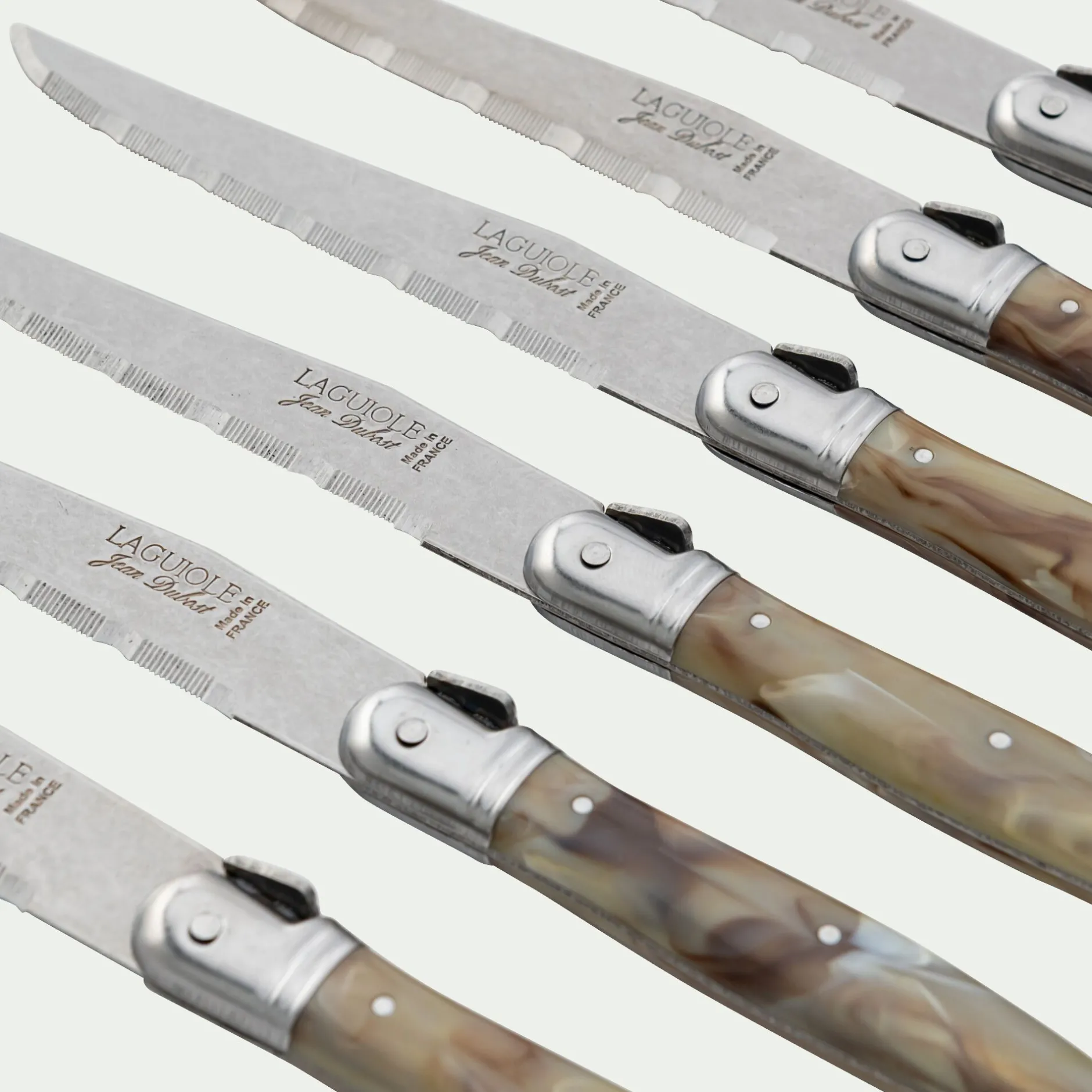 Couvert De Table*alinea Bloc de 6 couteaux à steak en inox - Argenté