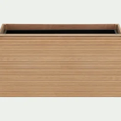 Rangement À Composer*alinea Bloc de 2 grands tiroirs en chêne strié L82cm - Bois clair