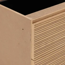 Rangement À Composer*alinea Bloc de 2 grands tiroirs en chêne strié L82cm - Bois clair