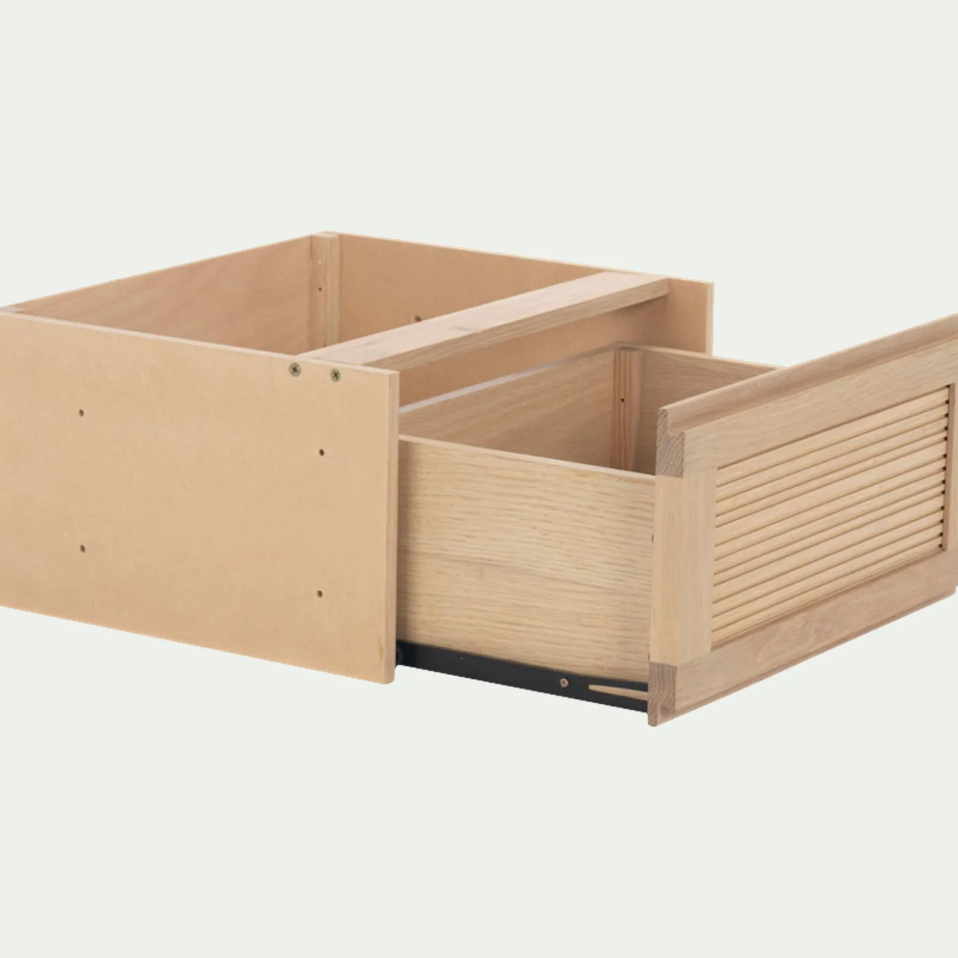 Rangement À Composer*alinea Bloc de 1 tiroir en placage chêne L40cm - Bois clair