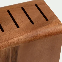 Aménagement Meuble Cuisine|Couteau De Cuisine*alinea Bloc rangement de couteaux en acacia - Bois foncé