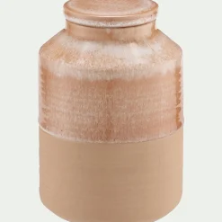 Bocal De Cuisine*alinea Bocal avec couvercle 1L en grès - Beige