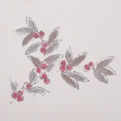 Objet Décoratif De Noël*alinea Boite cadeau motif fragon 30X20X10cm - Blanc