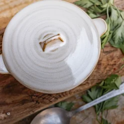 Vaisselle Petit Déjeuner|Bol*alinea Bol avec couvercle en grès D16,5cm - alpilles Beige