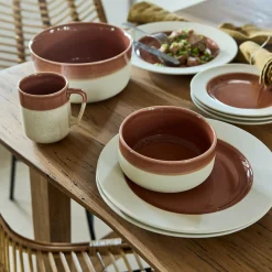Vaisselle Petit Déjeuner|Bol*alinea Bol en grès D14,5cm - terracotta Marron