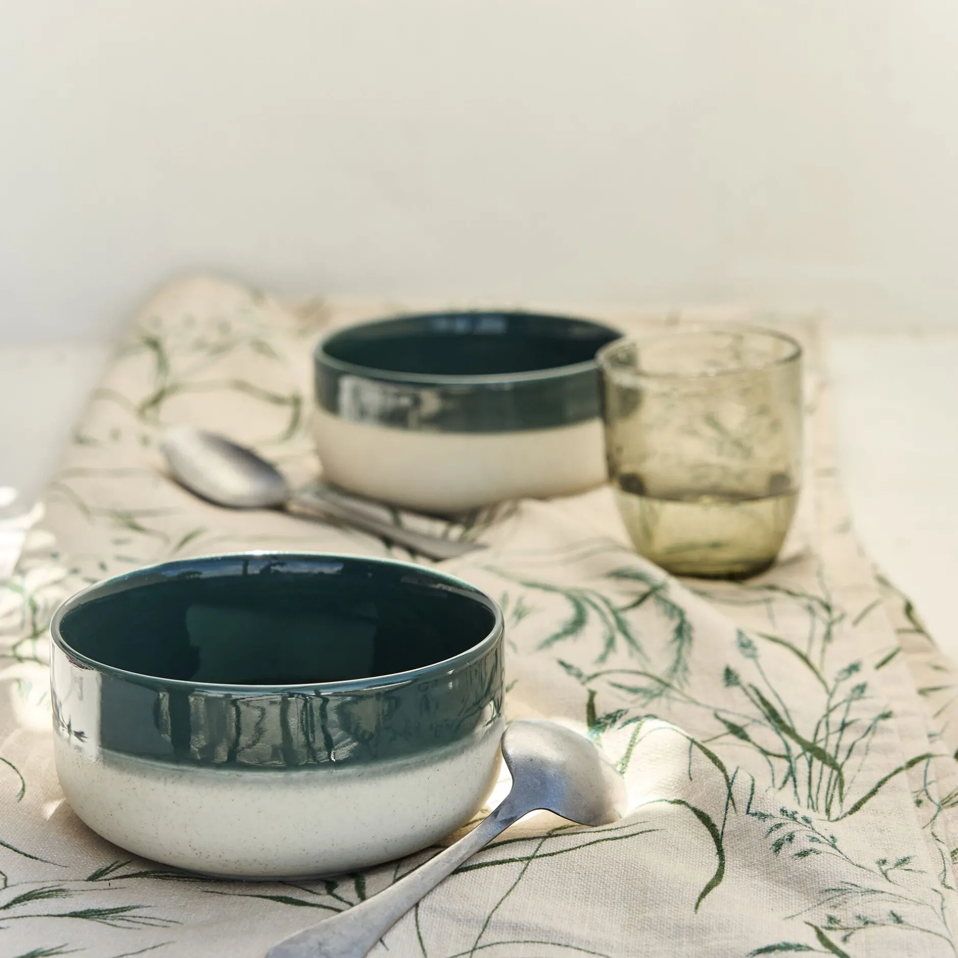 Vaisselle Petit Déjeuner|Bol*alinea Bol en grès D14,5cm - oyat Vert