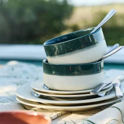 Vaisselle Petit Déjeuner|Bol*alinea Bol en grès D14,5cm - oyat Vert