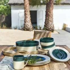 Vaisselle Petit Déjeuner|Bol*alinea Bol en grès D14,5cm - oyat Vert