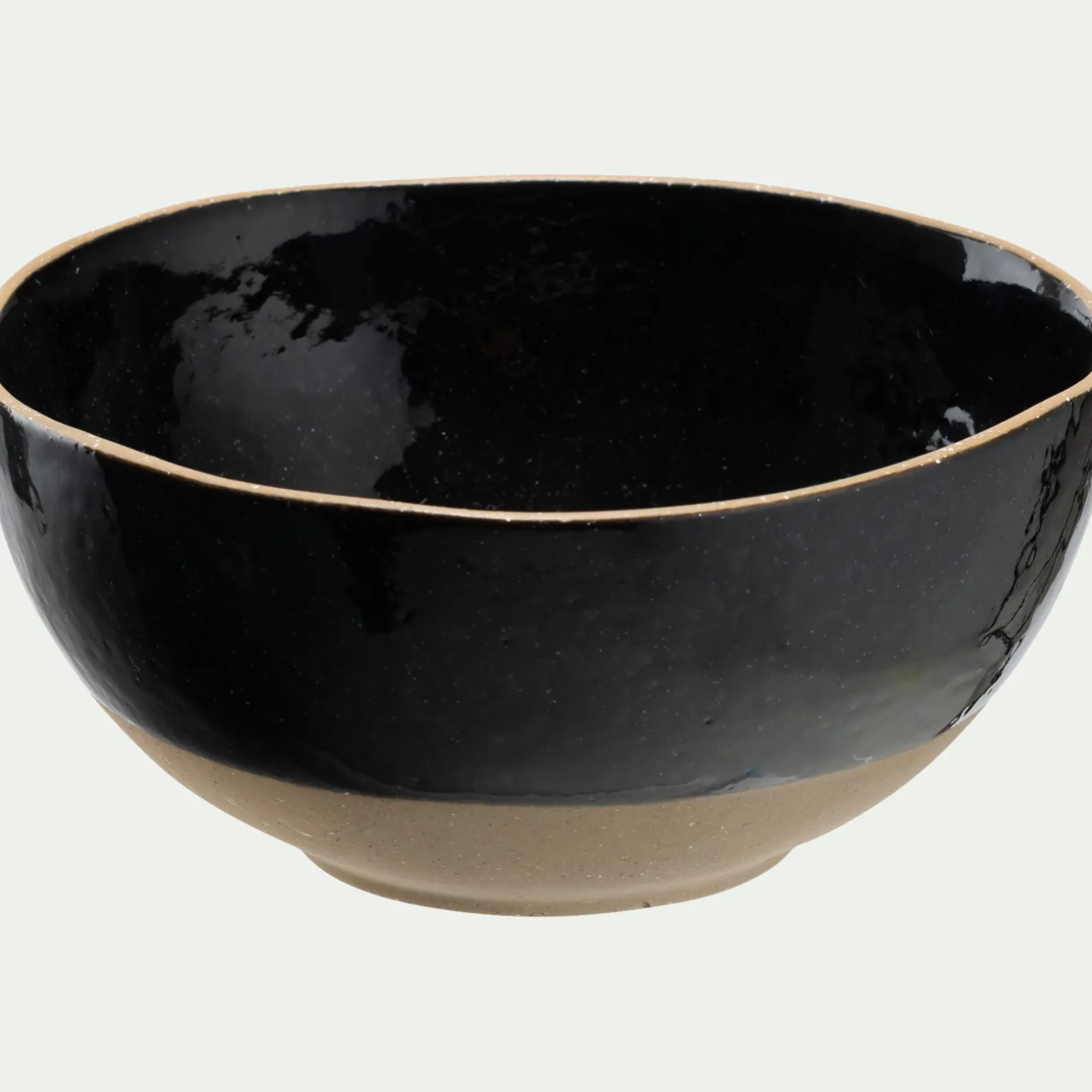 Vaisselle Petit Déjeuner|Bol*alinea Bol en grès recyclé D15,8cm - Noir