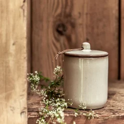 Décoration À Poser*alinea Boîte déco en grès H13,5cm - Gris