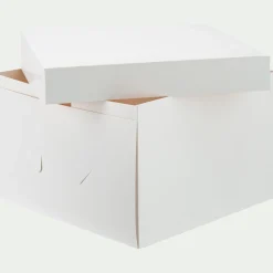 Ustensile Pour Pâtisserie*alinea Boîte pâtissière L30,4xl30,4xH20cm - Blanc