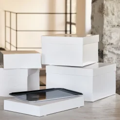 Ustensile Pour Pâtisserie*alinea Boîte pâtissière L25,4xl25,4xH20cm - Blanc