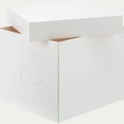 Ustensile Pour Pâtisserie*alinea Boîte pâtissière L25,4xl25,4xH20cm - Blanc