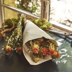 Loisirs Créatifs|Fleurs Séchées*alinea Botte de bidens séchée H55cm - Orange