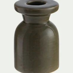 Bougeoir*alinea Bougeoir en céramique D5,5xH8,5cm - cèdre Vert