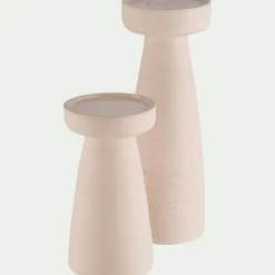 Bougeoir*alinea Bougeoir en grès D11,5xH22cm - beige