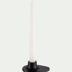 Bougeoir*alinea Bougeoir ovale en fonte d'aluminium H3,5cm - noir