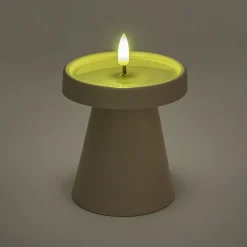 Bougie*alinea Bougie à LED D9xH10cm - sable Beige