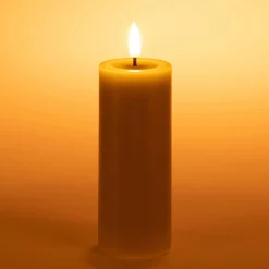 Bougie|Bougie Et Photophore De Noël*alinea Bougie à LED D5XH12,5cm - Taupe