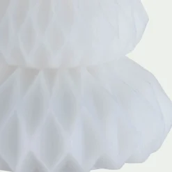 Décoration De La Table De Noël|Petit Sapin De Noël*alinea Bougie à LED forme sapin H13,5cm - Blanc