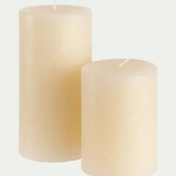 Bougie*alinea Bougie cylindrique - H10cm Blanc