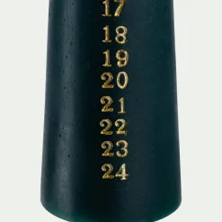 Décoration De La Table De Noël|Petit Sapin De Noël*alinea Bougie de Noël en forme de sapin H25cm - (modèle aléatoire) Vert