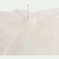 Bougie*alinea Bougie fleur D14,5cm - Blanc