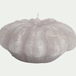 Bougie*alinea Bougie fleur D14,5cm - gris