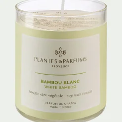 Bougie*alinea Bougie parfumée senteur Bambou Blanc 180g