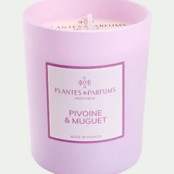Bougie*alinea Bougie parfumée senteur Pivoine Muguet 180g