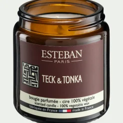 Bougie*alinea Bougie parfumée senteur teck et tonka 90g
