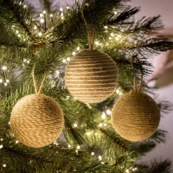 Boule De Noël*alinea Boule de Noël D8cm - (modèle aléatoire) Naturel