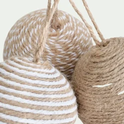 Boule De Noël*alinea Boule de Noël D8cm - (modèle aléatoire) Naturel