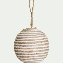 Boule De Noël*alinea Boule de Noël D8cm - (modèle aléatoire) Naturel