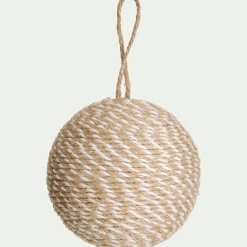 Boule De Noël*alinea Boule de Noël D8cm - (modèle aléatoire) Naturel