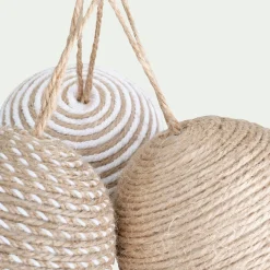 Boule De Noël*alinea Boule de noël D10cm - (modèle aléatoire) Naturel