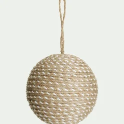 Boule De Noël*alinea Boule de noël D10cm - (modèle aléatoire) Naturel