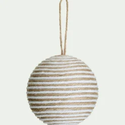 Boule De Noël*alinea Boule de noël D10cm - (modèle aléatoire) Naturel