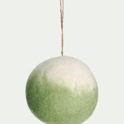 Boule De Noël*alinea Boule de Noël en laine D9cm (couleur aléatoire)