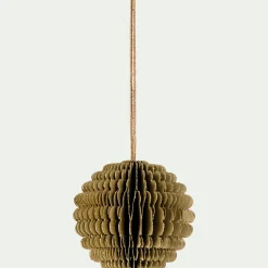 Boule De Noël*alinea Boule de Noël en papier D6cm - Doré