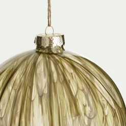 Boule De Noël*alinea Boule de Noël en verre D15cm - Vert