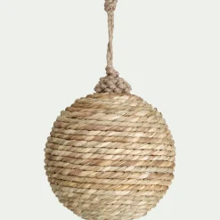 Boule De Noël*alinea Boule de Noël tressée en plastique recyclé D10cm - Naturel