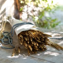 Fleurs Séchées|Décoration De La Table De Noël*alinea Bouquet de blé séché H55cm - Doré